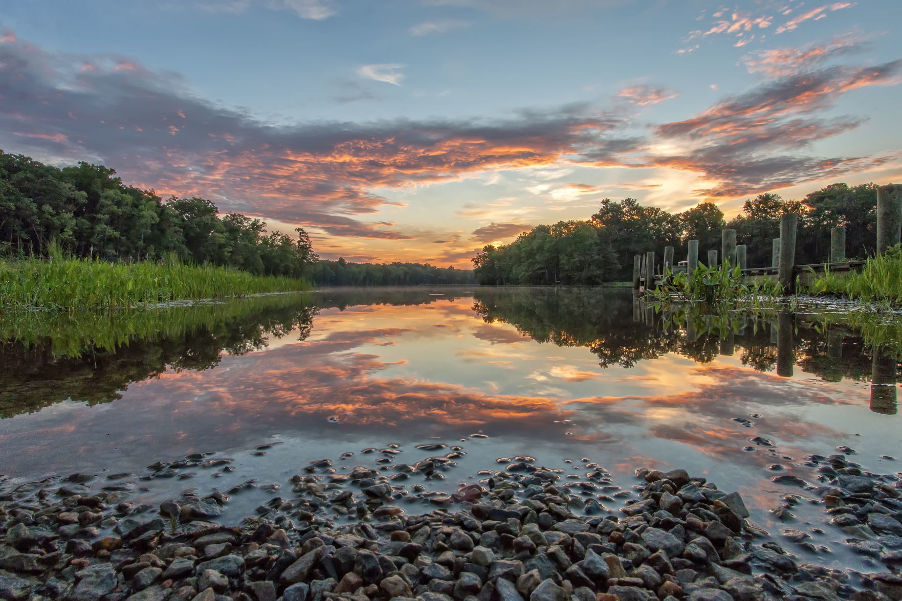 Best in Show: Sunrise at Harrison Lake Photographer: Barbara Houston of Quinton Location: Harrison Lake in Charles City
